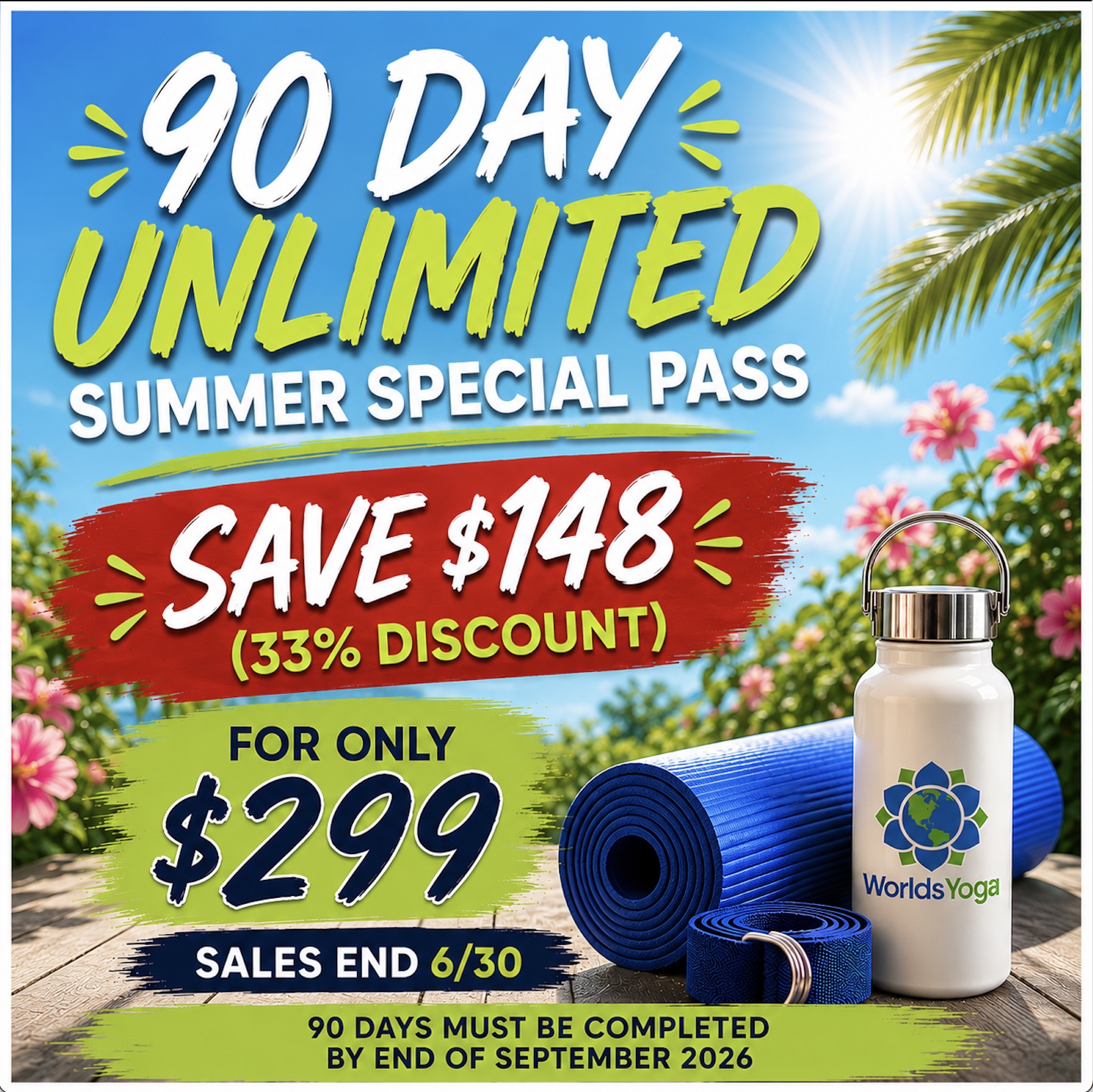 90-Day Unlimited Summer Special