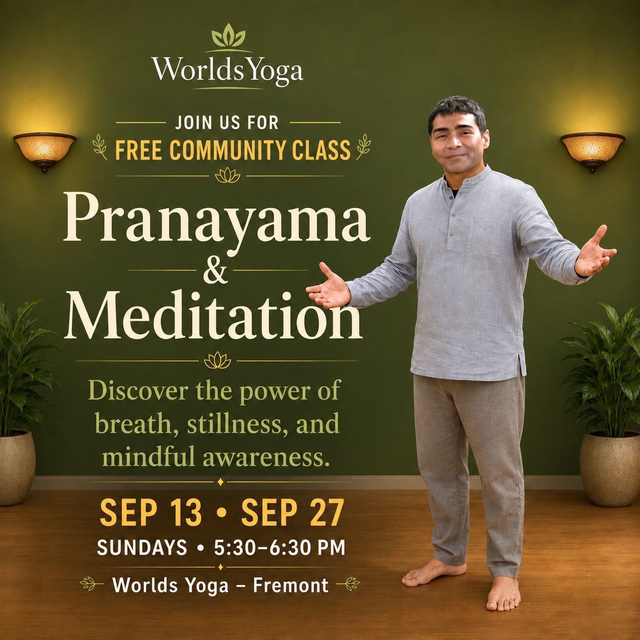 Register for the Free Pranayama Community Class