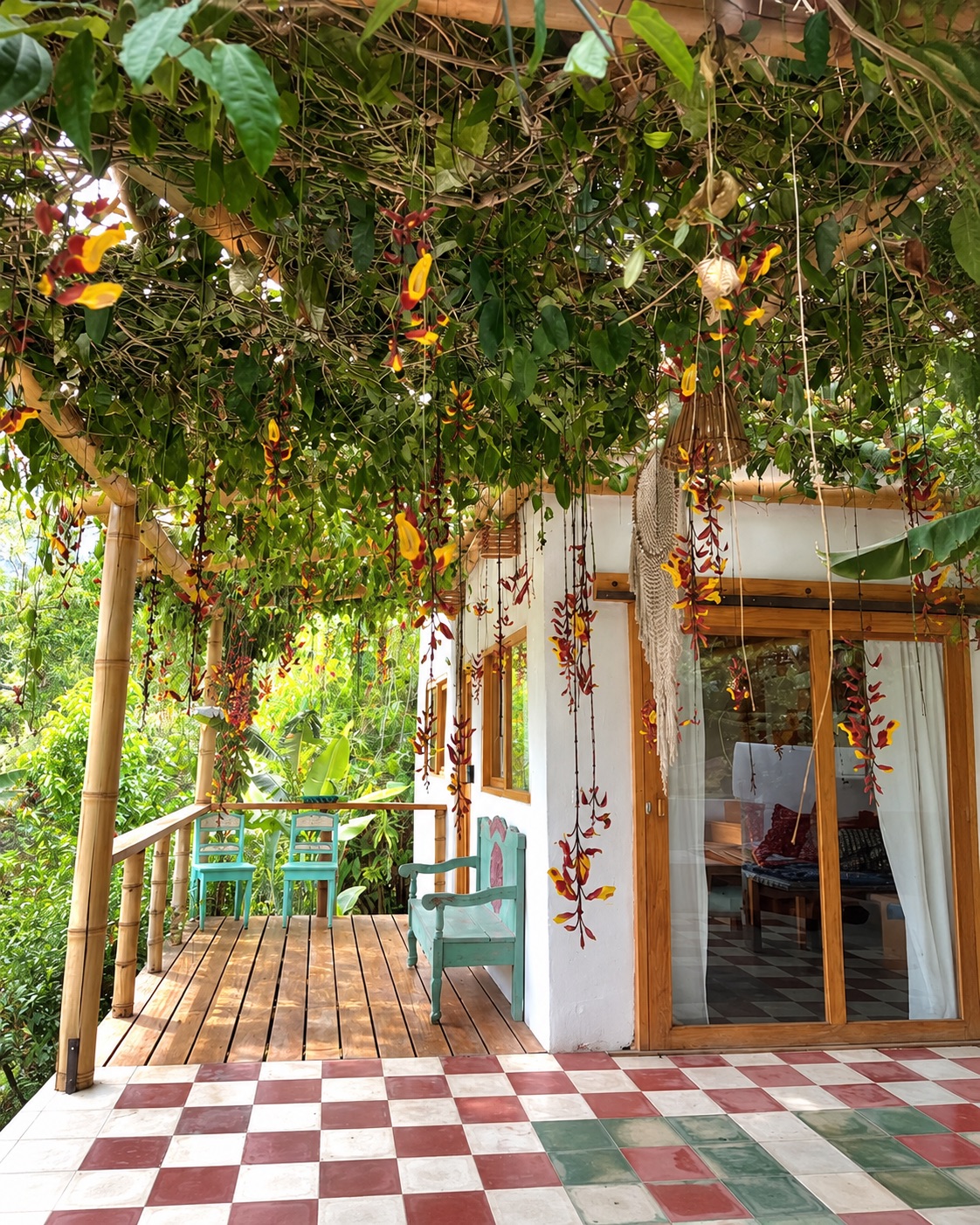 Living room at The Seed Habitat