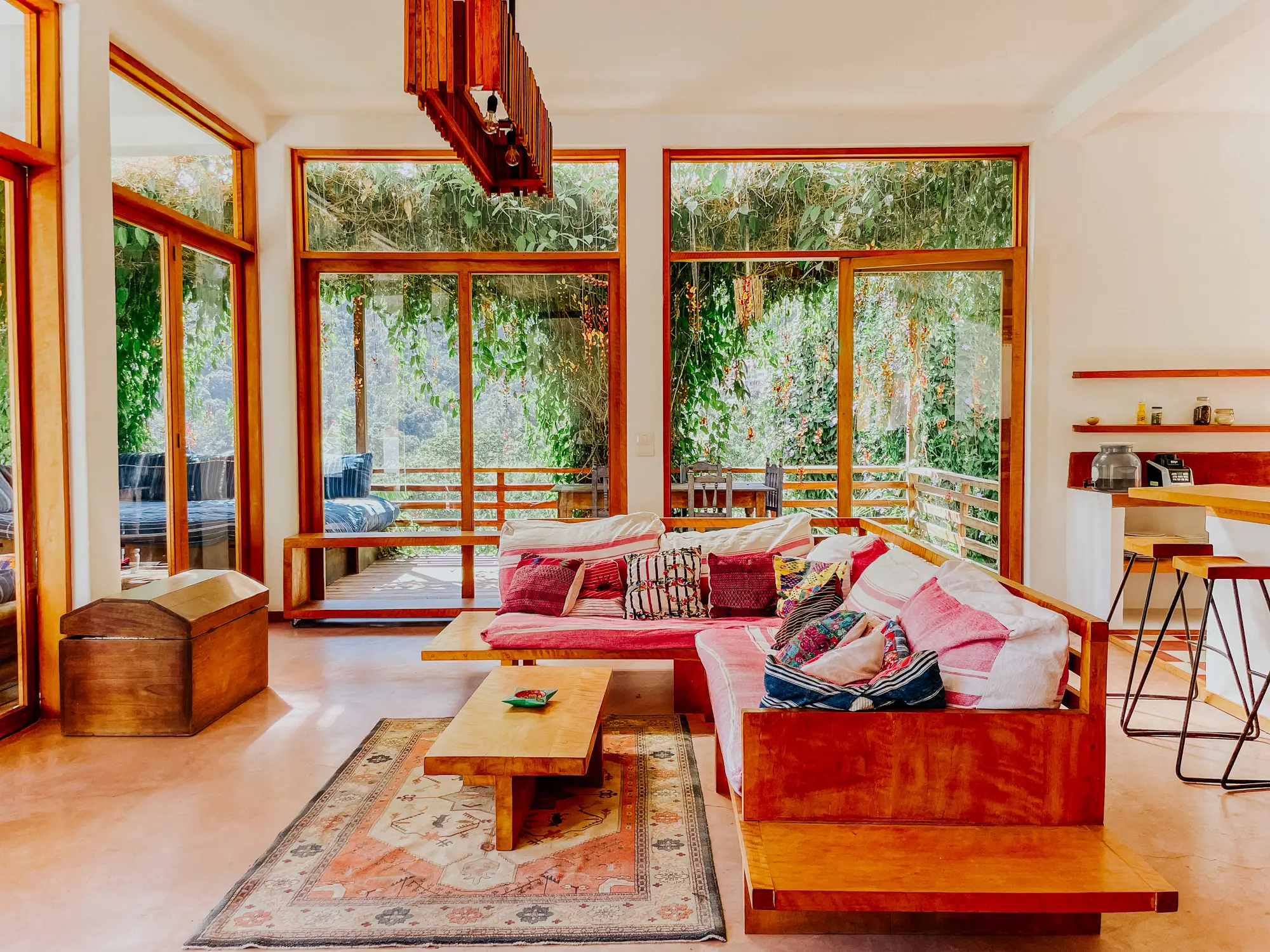 Open living room at The Seed Habitat